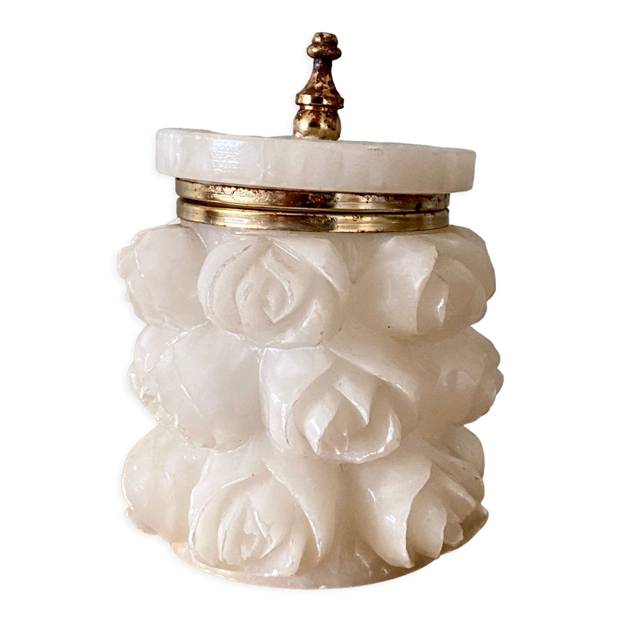 Vintage alabaster box
