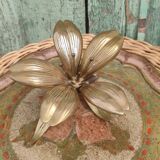 Vintage brass ashtray