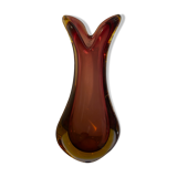 Vintage Murano sommerso vase