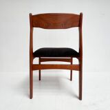 Ensemble de 6 chaises design rembourrées par Burchardt Nielsen, années 1960