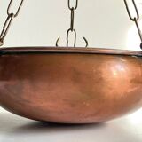 Cache-pot suspendu aux 3 buffles vintage