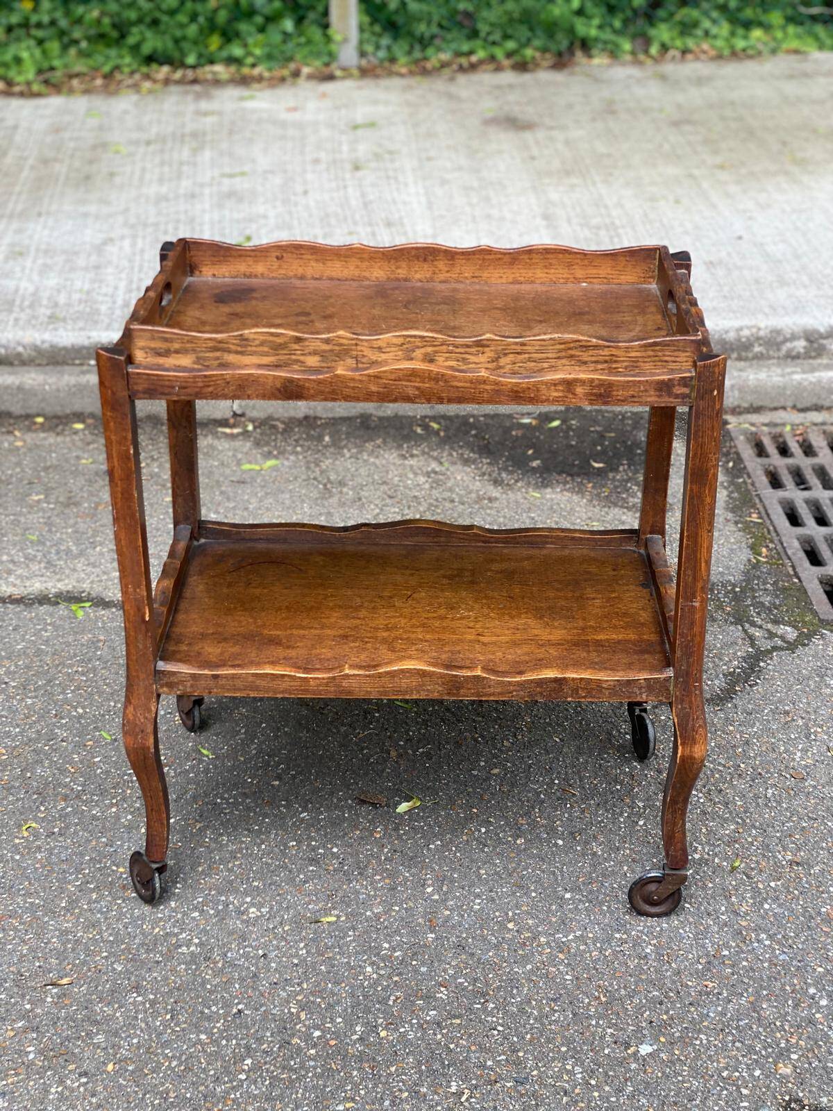 Solid wood rolling bar Louis XV early 20th century