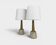 Pair of ceramic table lamps by Esben Klint, Palshus, Denmark, 1960.