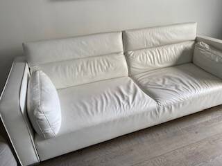 White leather sofa - Ligne Roset