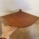 Wooden corner shelf