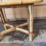 Bamboo rattan table