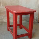 Red pine stool