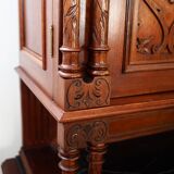 Armoire éclectique en chêne, design allemand, entre-deux-guerres, production : Allemagne