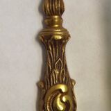 Pair of French Traditional Style Bronze Mid Century Double Wall Lights