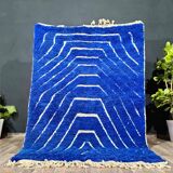 Moroccan rug in natural wool 2.5x1.5 m