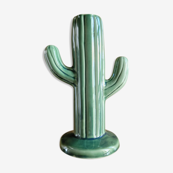 Bougeoir cactus en porcelaine