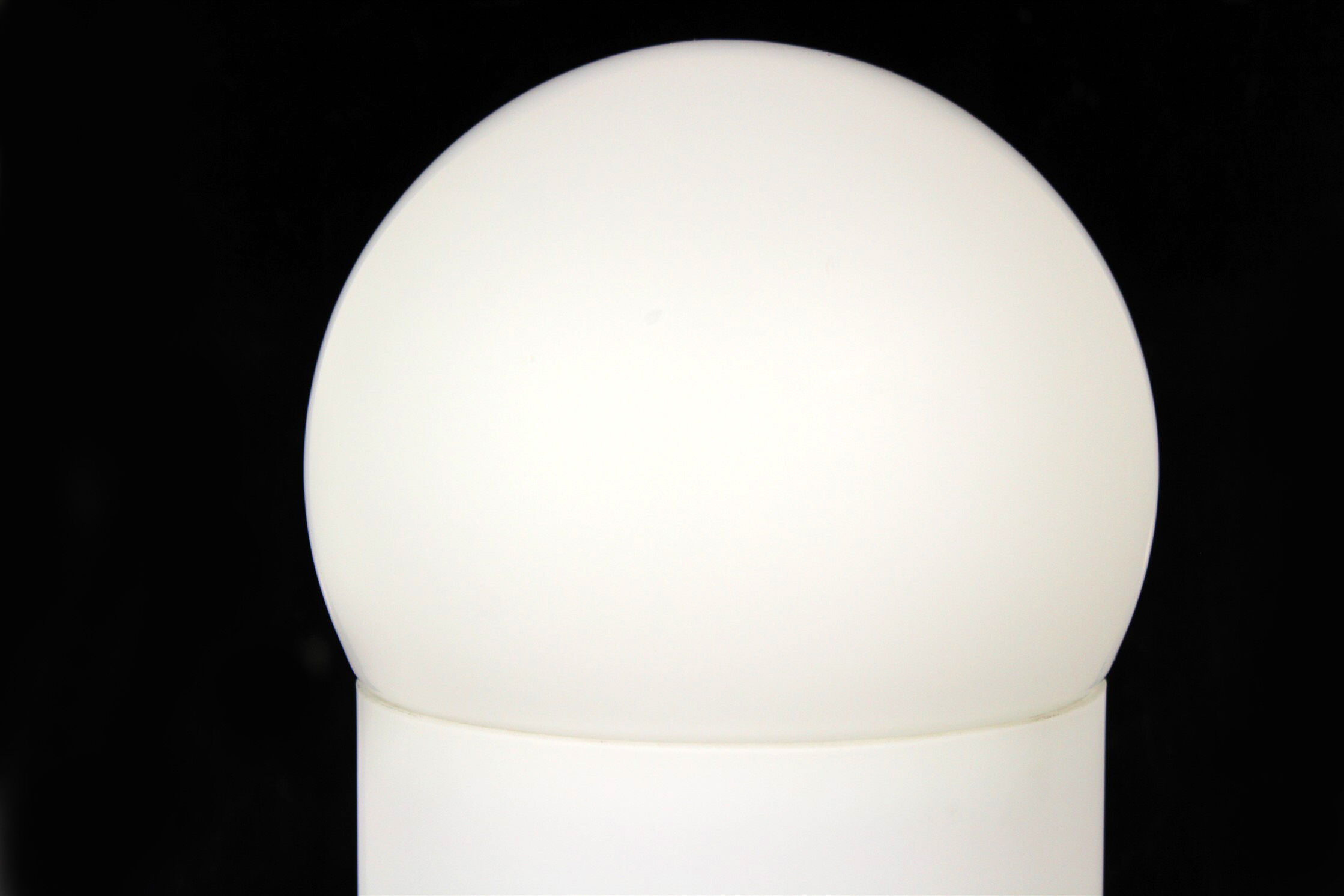 Mid-century glass table lamp from osvětlovací sklo valašské meziříčí, 1970s