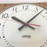 Vintage School Wall Clock from Standard Electric, 1970s