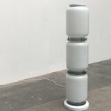 Mid-century Italian space age glass floor lamp from the 1960s.