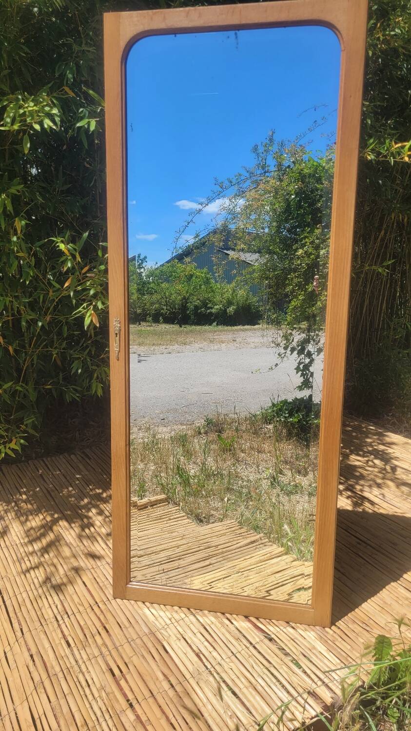 Renovated antique bevelled mirror