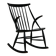 Chaise berçante en design danois par Illum Wikkelsø pour Niels Eilersen