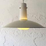 Suspension allemande opaline et métal, années 1960