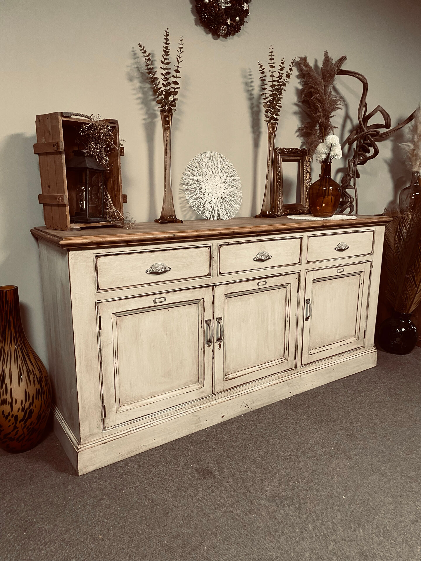 Wooden sideboard