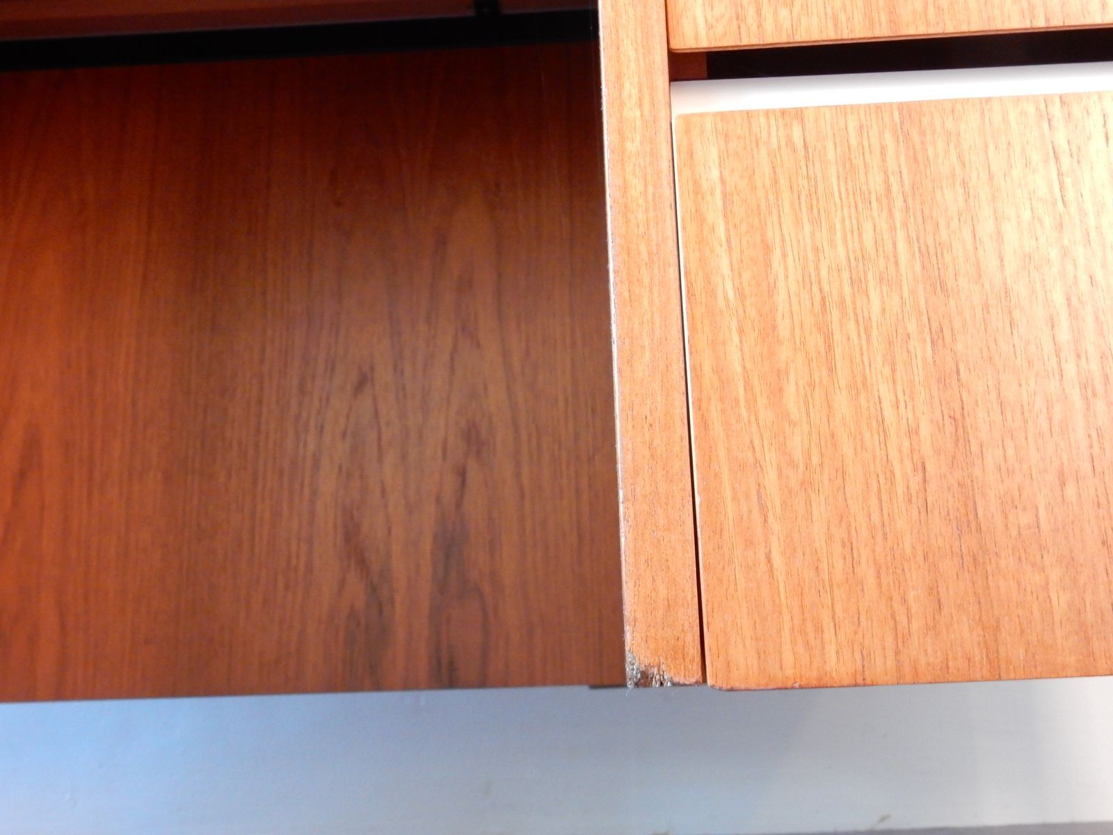 Eeka 1960s teak veneer desk