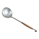 Ancienne louche aluminium manche bois