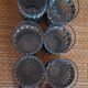 Set of vintage bohemian glasses