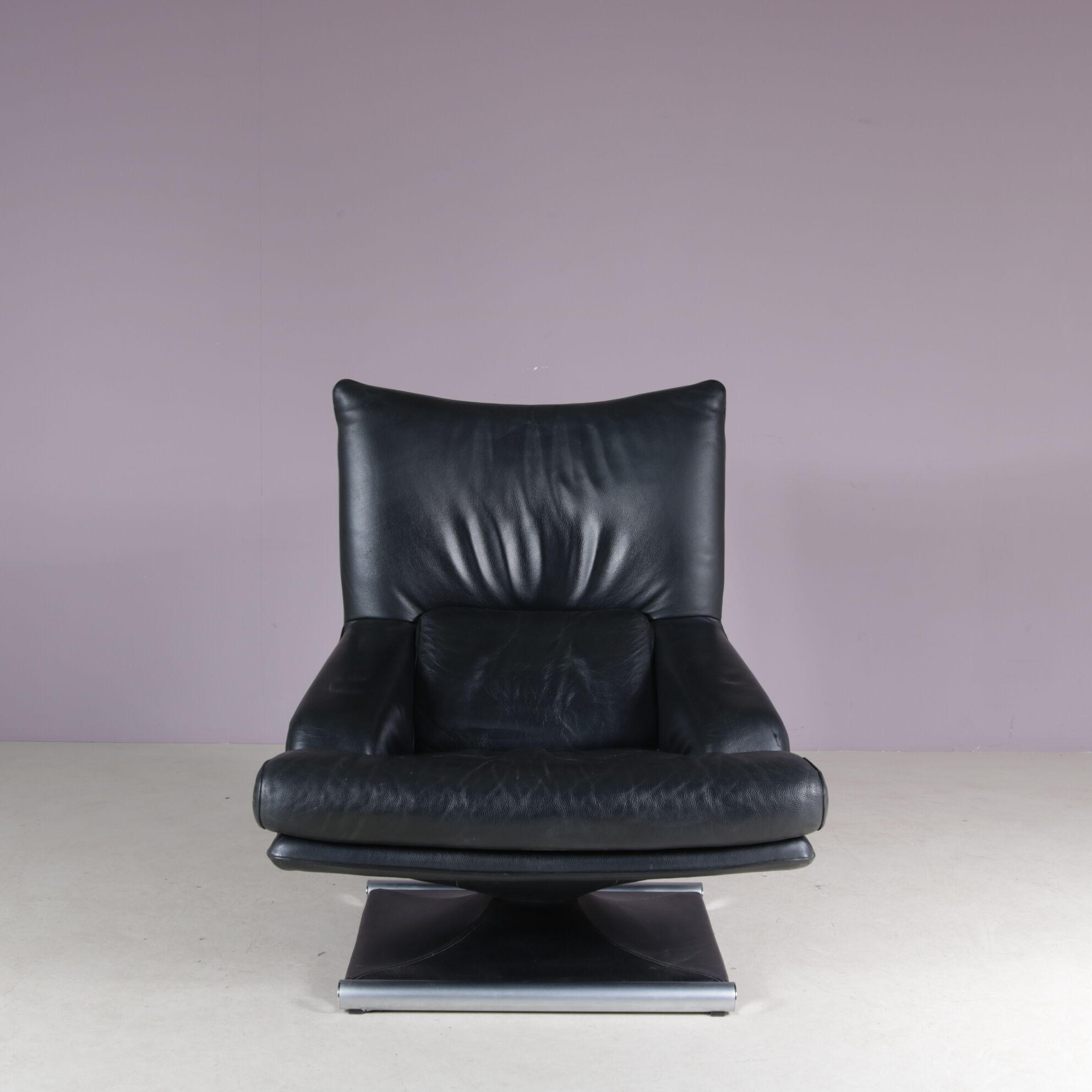 1980s lounge chair by Mathias Hoffman for Rolf Benz, Germany