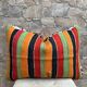 Vintage Berber Kilim cushion cover: Moroccan wool cushion