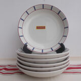 Set of 18 basque plates in sandstone