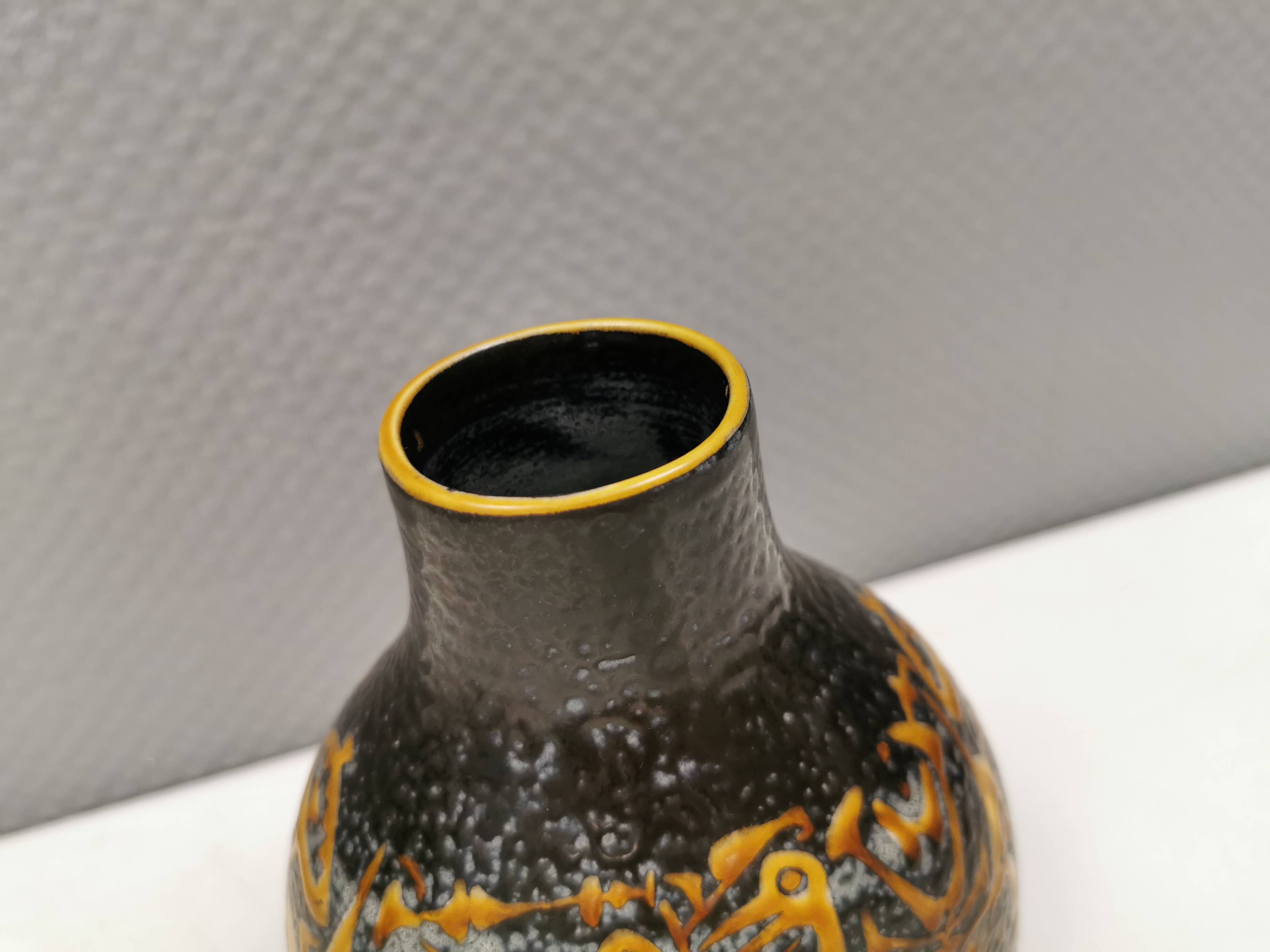 Vase from Danish Royal Copenhagen/Aluminia. By Nils Thorsson, BACA series