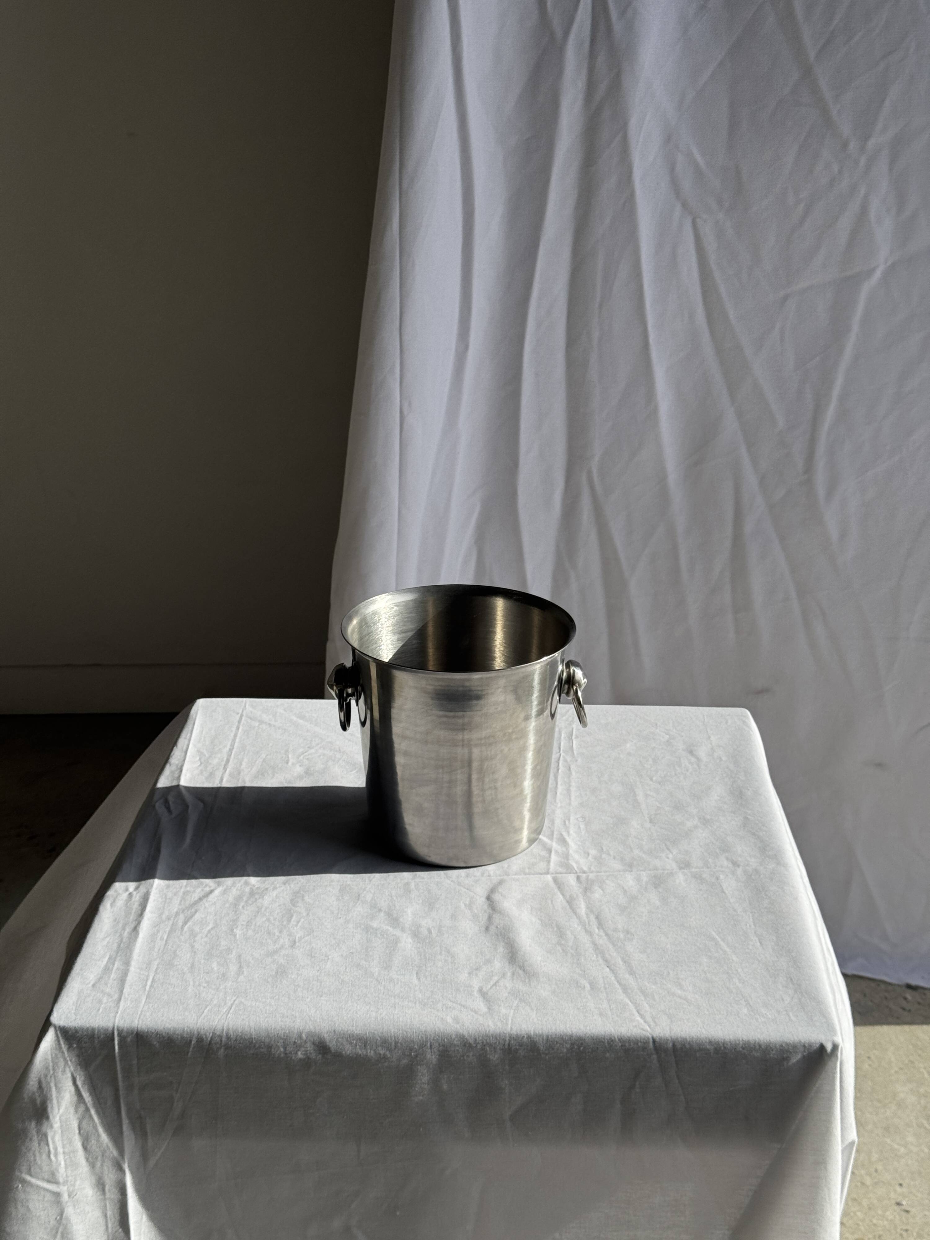 Vintage silver-plated champagne bucket H19