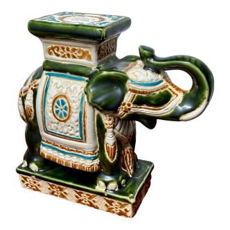 Earthenware elephant