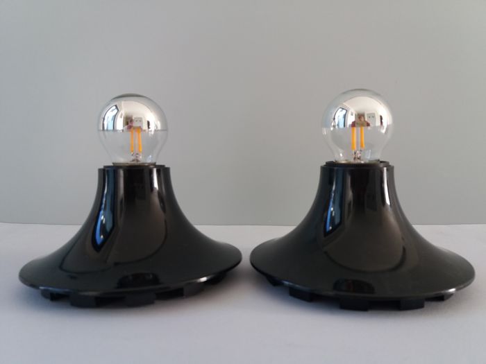 Pair of wall sconces Artemide "Teti" Vico Magistretti