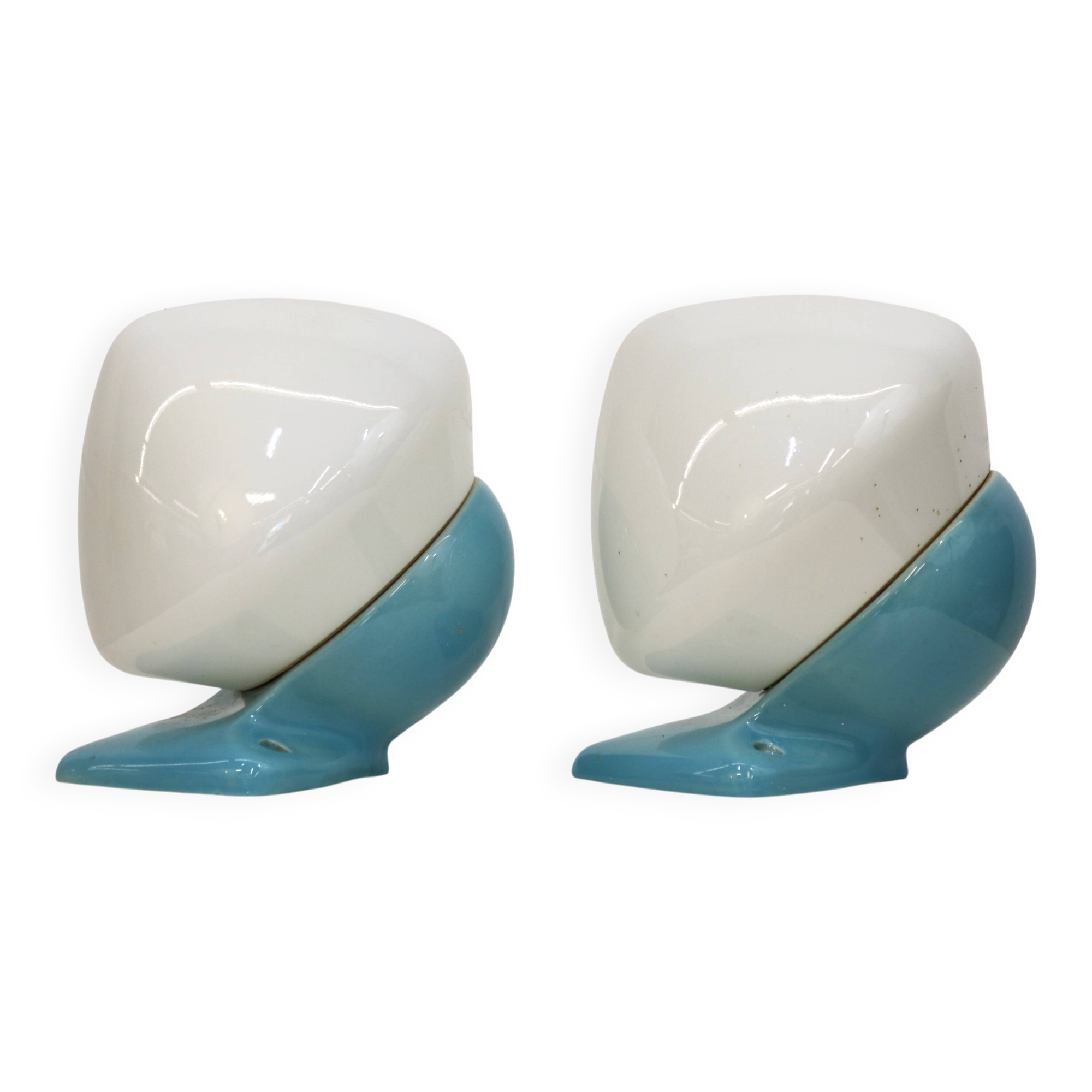 Pair of bathroom wall lamps *** Stig Carlsson *** model 6030 IFÖ