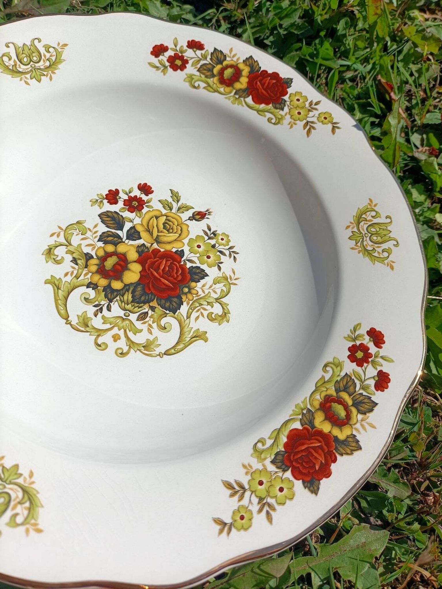Assiettes creuses x6 Digoin Sarreguemines 💐