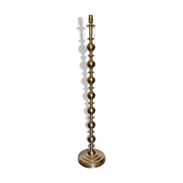 Lampadaire vintage style oriental en laiton