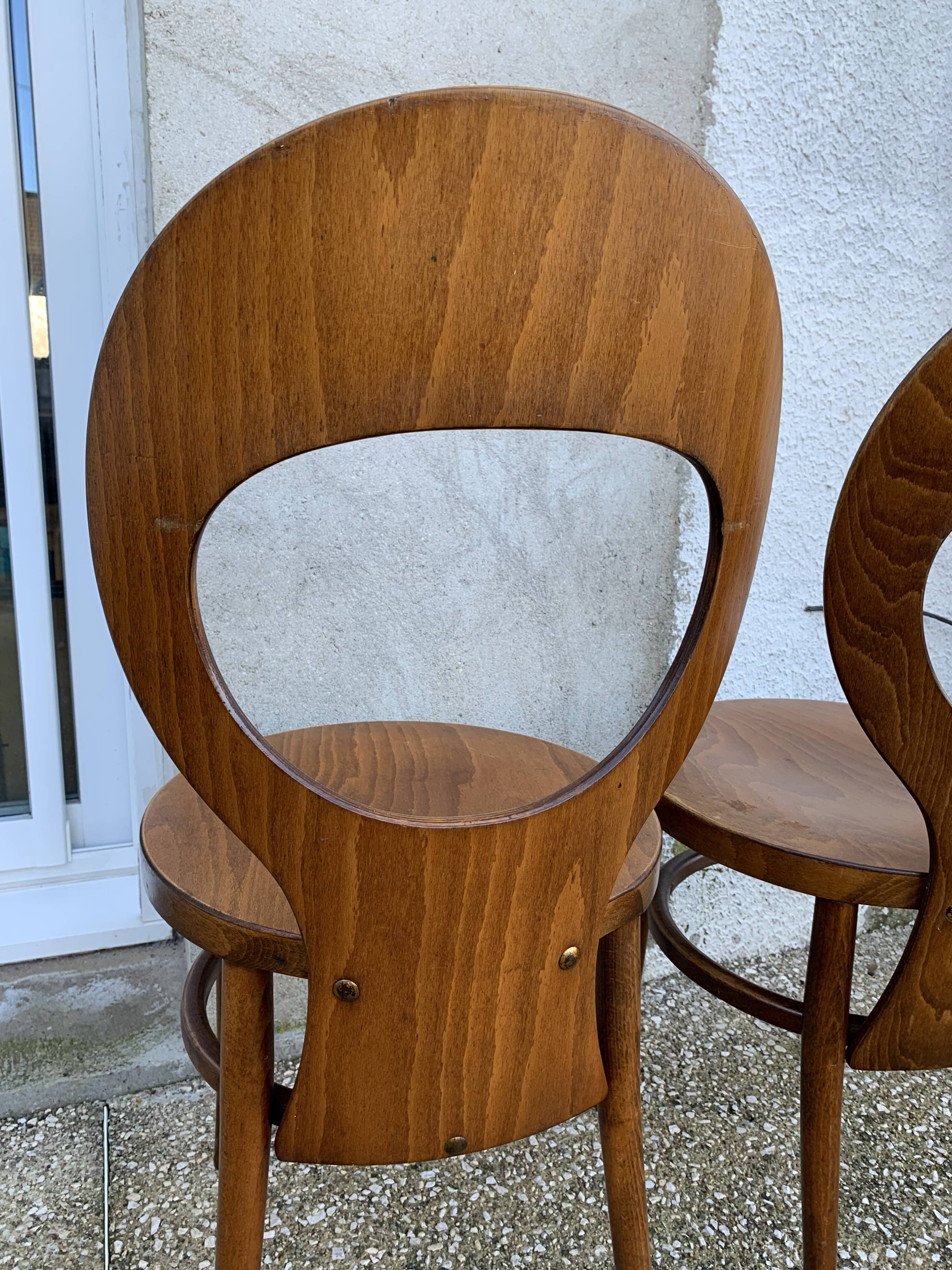 Pair of Baumann chairs