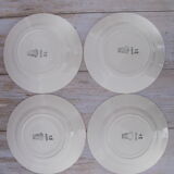 Lot 4 flat plates of st amand