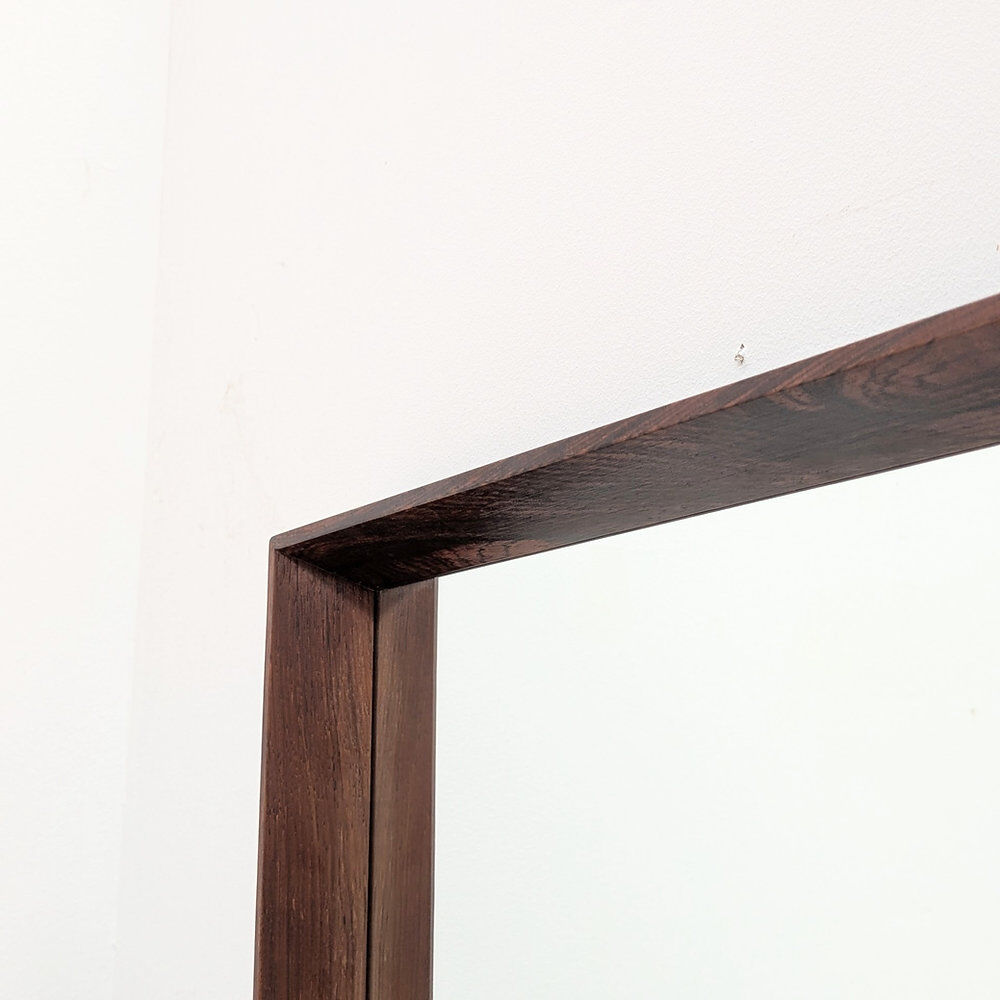 Miroir scandinave en palissandre
