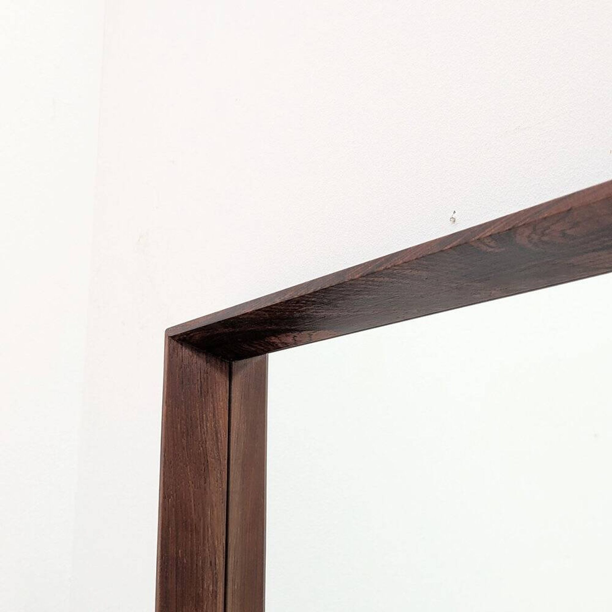Miroir scandinave en palissandre