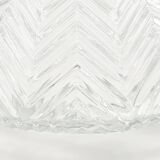 Pair of Geometric Glass Ceiling Lights from Limburg, Germany, 1970s