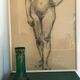 Vase en verre art nouveau