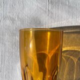 Orange champagne glasses