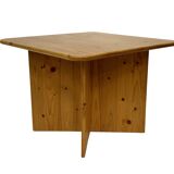 Vintage pine coffee table / side table in a minimalist organic design
