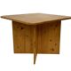 Vintage pine coffee table / side table in a minimalist organic design