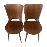 2 vintage 1960s dove baumann chairs
