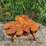 Coffee table in brutalist style