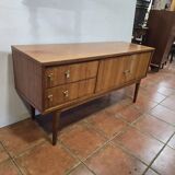 Scandinavian oak sideboard from the 60s, 125cms L