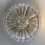 Antique glass serving dish