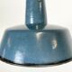 Industrial blue enamel pendant lamp, 1960s