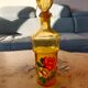 60's yellow glass decanter
